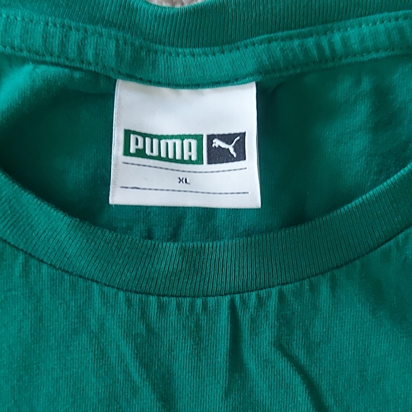 Puma green tee/ t-shirt size XL - Picture 2 of 3